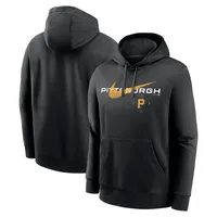 Men's Pittsburgh Pirates Nike Black Authentic Collection Therma Performance  Pullover Hoodie