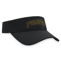 Visière ajustable Nike Pittsburgh Pirates Wordmark Performance pour homme, noire