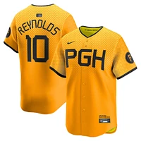 Maillot de joueur Nike Bryan Reynolds Gold Pittsburgh Pirates City Connect Limited pour homme