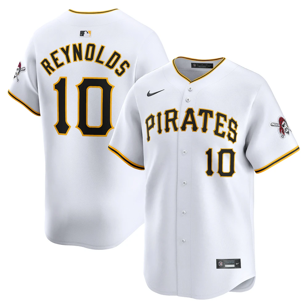 Maillot de joueur Nike Bryan Reynolds blanc Pittsburgh Pirates Home Limited pour homme