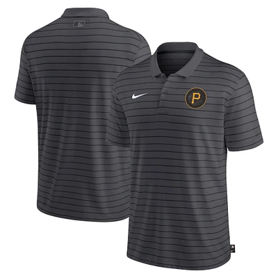 Polo Nike Charcoal Pittsburgh Pirates City Connect Authentic Collection Victory Performance pour homme