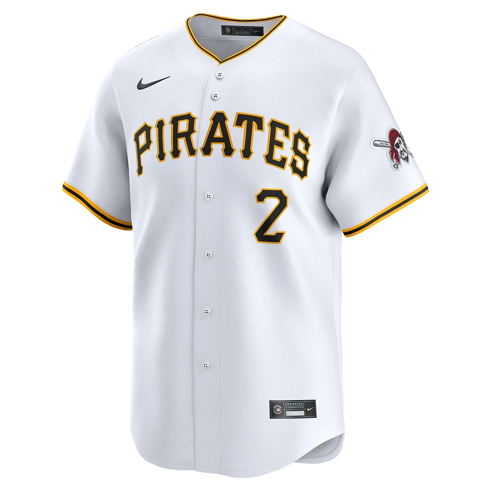 Men's Nike Connor Joe White Pittsburgh Pirates Home Limited Player Jersey