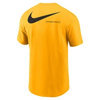 T-shirt Nike doré Pittsburgh Pirates 2-Hit Speed ​​City Connect pour homme