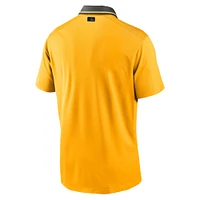 Polo en tricot Nike Gold Pittsburgh Pirates City Connect Performance pour homme