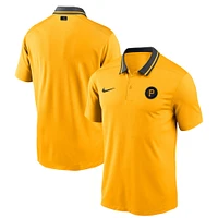 Polo en tricot Nike Gold Pittsburgh Pirates City Connect Performance pour homme