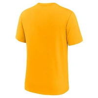 T-shirt tri-mélange Nike Gold Pittsburgh Pirates City Connect pour homme