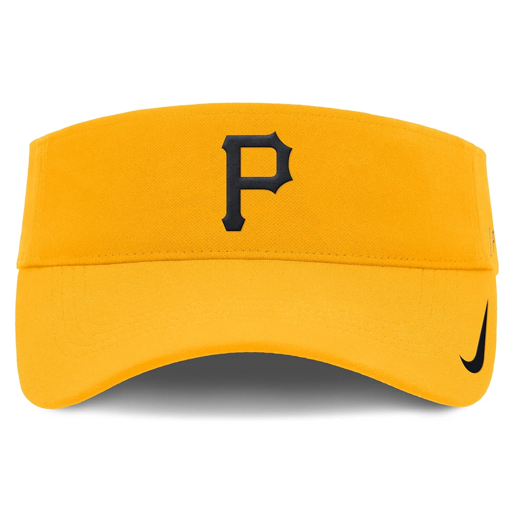 Men's Nike Gold Pittsburgh Pirates Primetime Bozz Ace Performance Adjustable Visor