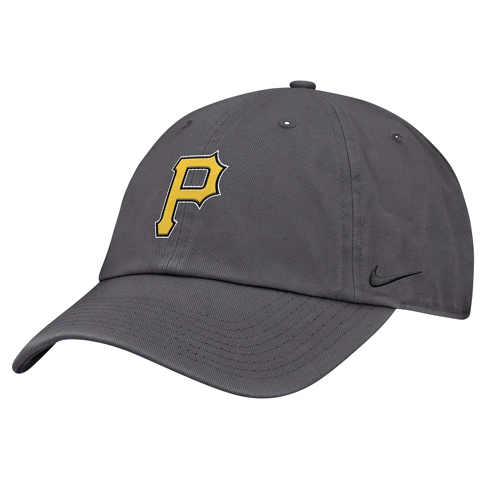 Men's Nike Gray Pittsburgh Pirates Club Adjustable Hat