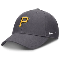 Casquette ajustable Nike Pittsburgh Pirates Club Performance pour homme, gris