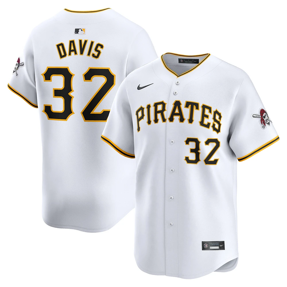 Men's Nike Henry Davis White Pittsburgh Pirates Home Limited Player Jersey