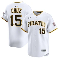 Maillot de joueur alternatif Nike Oneil Cruz pour homme, blanc, Pirates Pittsburgh, édition limitée