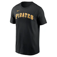 Men's Nike Paul Skenes Black Pittsburgh Pirates Fuse Name & Number T-Shirt