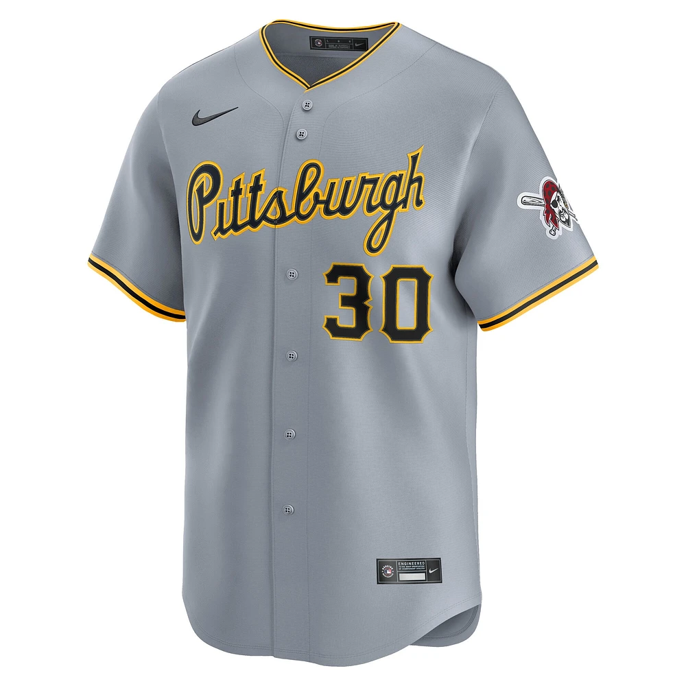 Men's Nike Paul Skenes Gray Pittsburgh Pirates Road Limited Player Jersey