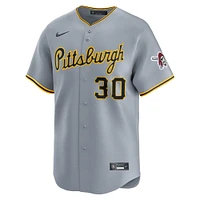 Men's Nike Paul Skenes Gray Pittsburgh Pirates Road Limited Player Jersey