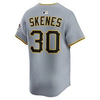 Men's Nike Paul Skenes Gray Pittsburgh Pirates Road Limited Player Jersey