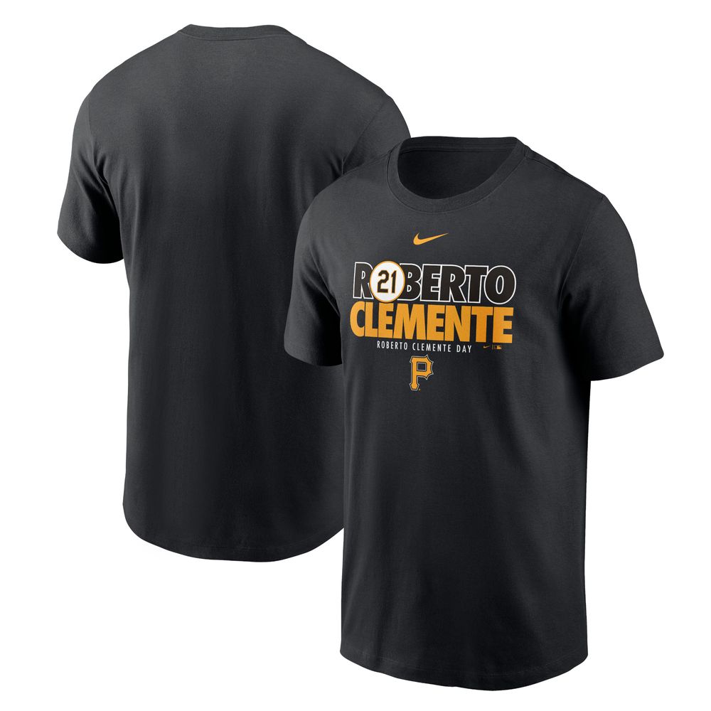 Nike Men's Nike Roberto Clemente Black Pittsburgh Pirates Commemorative  Name & Number - T-Shirt | Village Green Shopping Centre