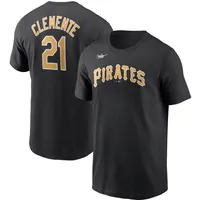 Youth Roberto Clemente Pittsburgh Pirates Cooperstown Collection Jersey Tee