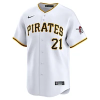 Maillot de joueur Nike Roberto Clemente Pittsburgh Pirates Home Limited blanc pour homme