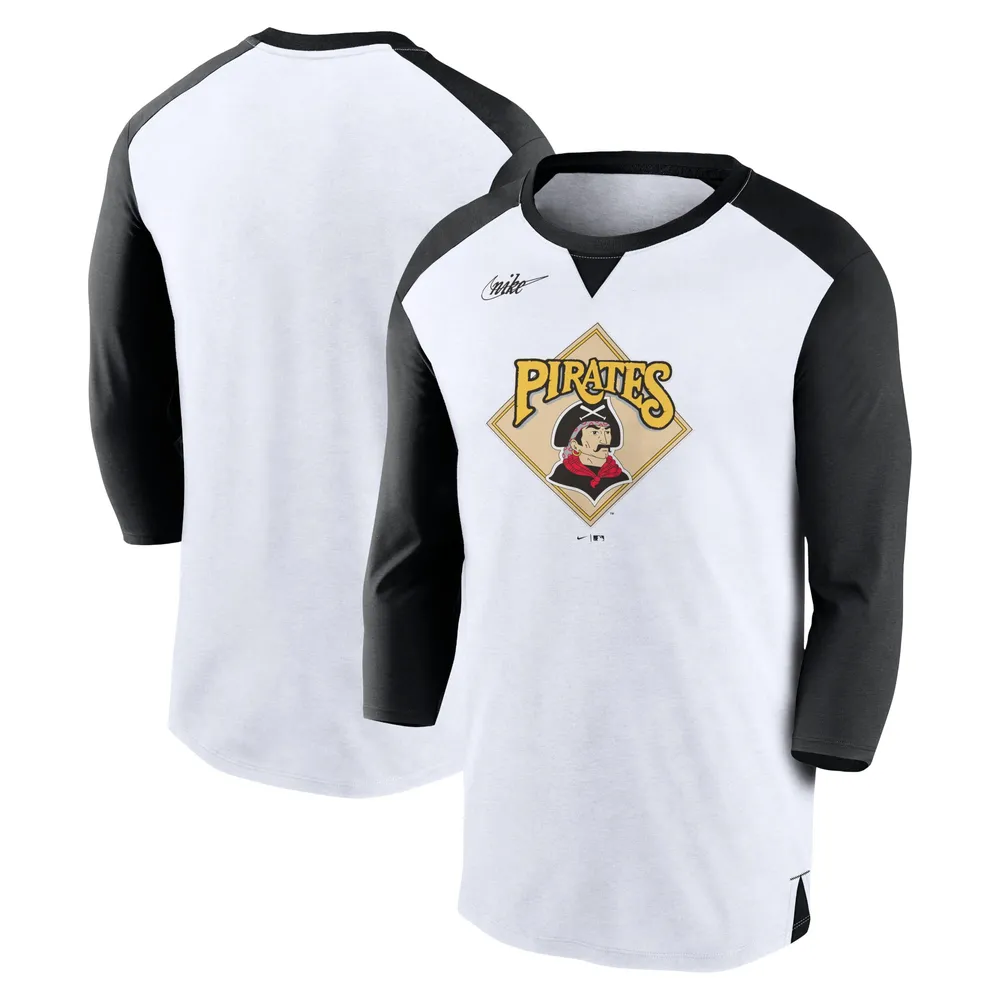 Pittsburgh Pirates Black Long Sleeve T Shirt Mens Large New With