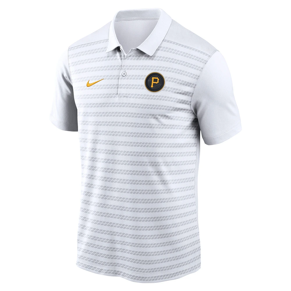 Men's Nike  White Pittsburgh Pirates Authentic Collection City Connect Victory Performance Polo