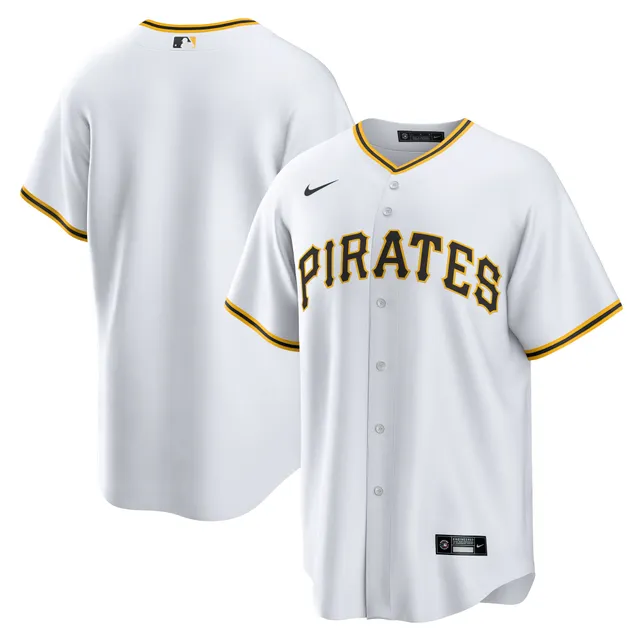 Men's Nike Black/Gray Pittsburgh Pirates Home Plate Striped Polo Size: Small