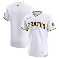 Maillot Nike blanc domicile Elite des Pirates de Pittsburgh pour homme