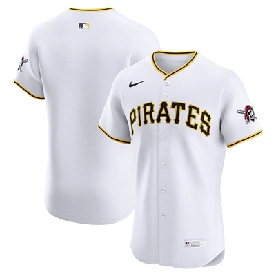 Maillot Nike blanc domicile Elite des Pirates de Pittsburgh pour homme
