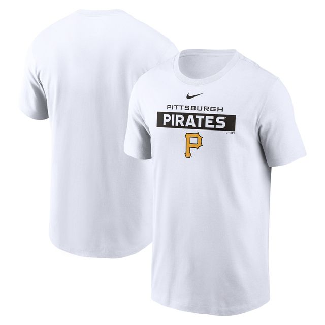 Men's Nike White Pittsburgh Pirates Team T-Shirt