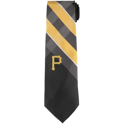 Pittsburgh Pirates Woven Poly Grid Tie
