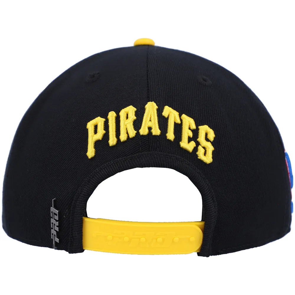 Pro Standard Unisex Pittsburg Pirates Snapback Hat in Black