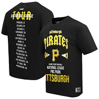 T-shirt surdimensionné City Tour Pro Standard noir des Pirates de Pittsburgh pour hommes