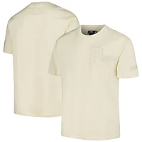 Men's Pro Standard Cream Pittsburgh Pirates Neutral CJ Dropped Shoulders T-Shirt