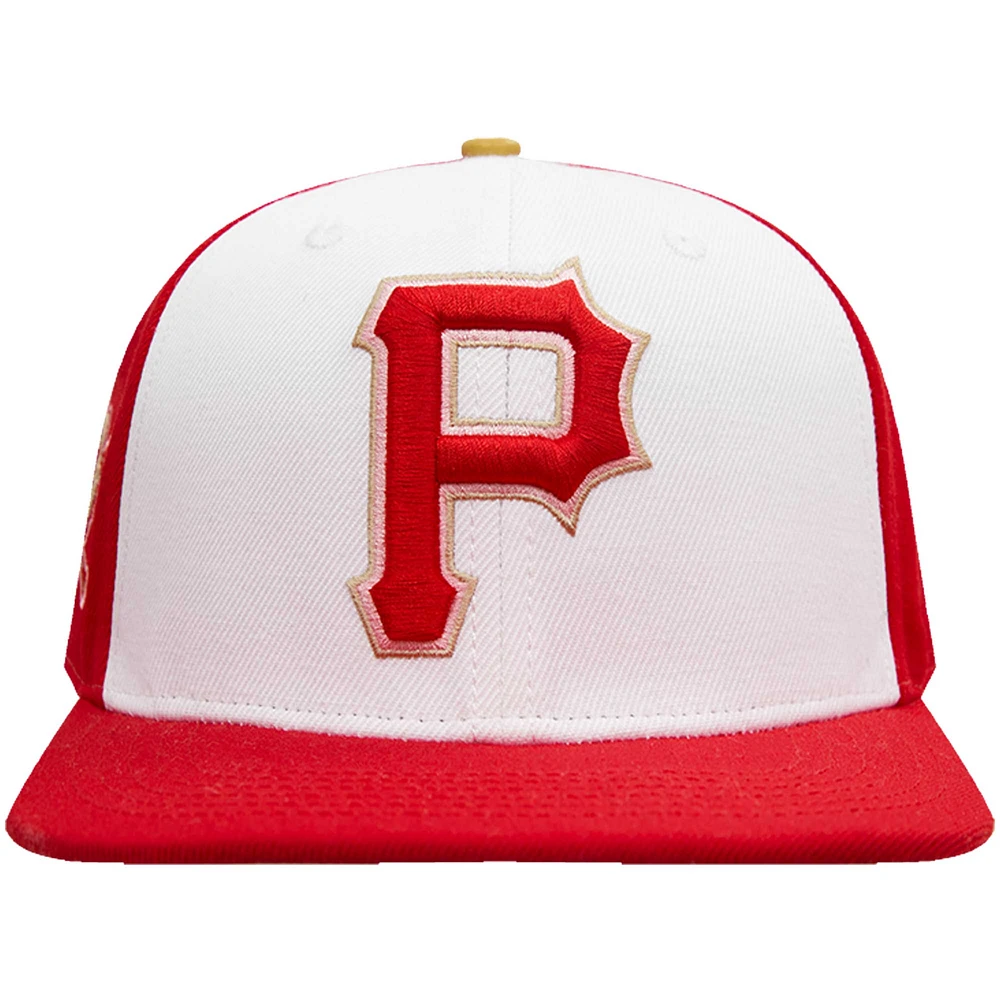 Casquette Snapback Pro Standard Pittsburgh Pirates Strawberry Ice Cream Snapback pour homme, blanc/rouge