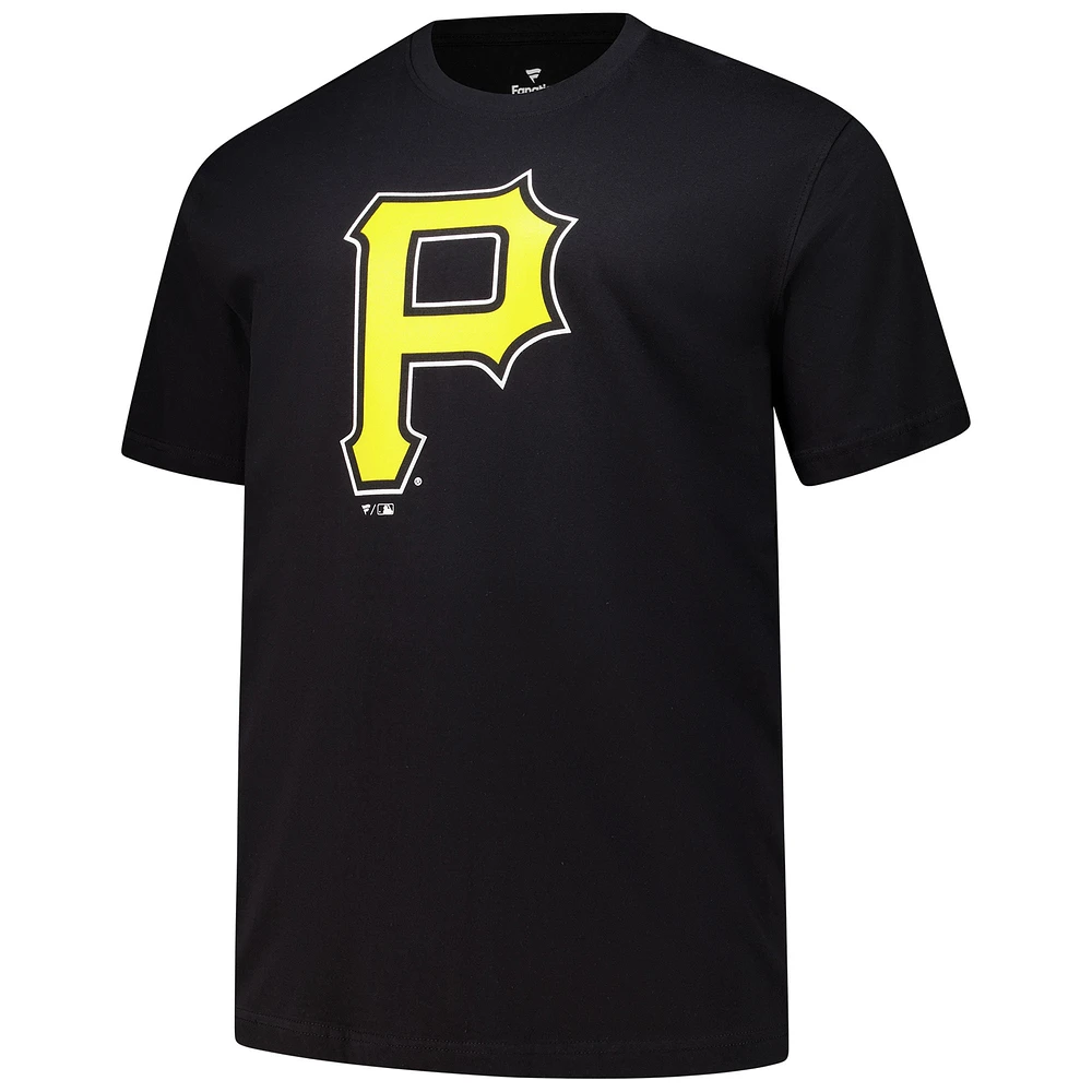 Profil homme Paul Skenes T-shirt noir Pittsburgh Pirates Big & Tall avec nom et numéro