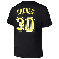 Men's Profile Paul Skenes Black Pittsburgh Pirates Big & Tall Name Number T-Shirt