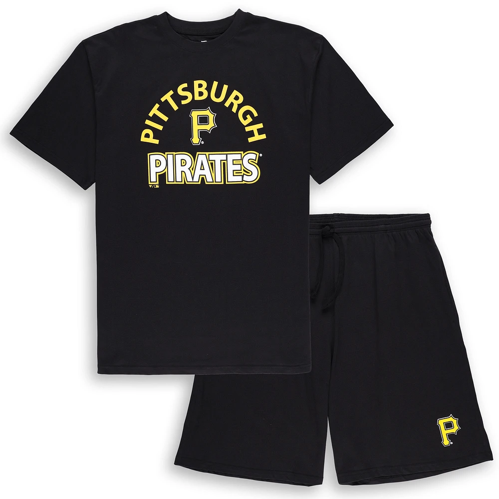 Men's Profile Pittsburgh Pirates Big & Tall T-Shirt Shorts Combo Set