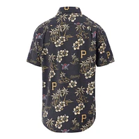 Chemise boutonnée Kekai des Pirates de Pittsburgh noire Reyn Spooner pour hommes