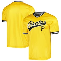 Men's Stitches Gold Pittsburgh Pirates Cooperstown Collection Team Jersey