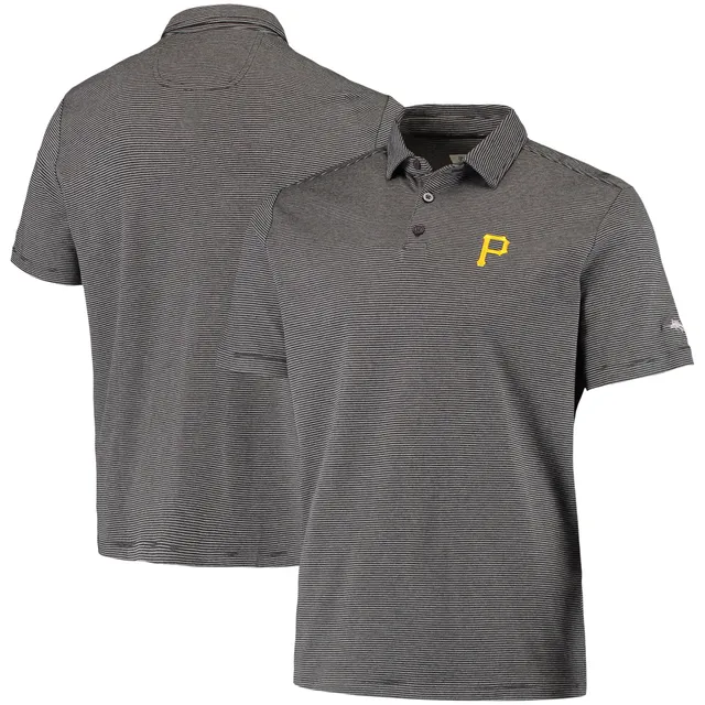 Antigua Men's Pittsburgh Pirates Black Legacy Polo