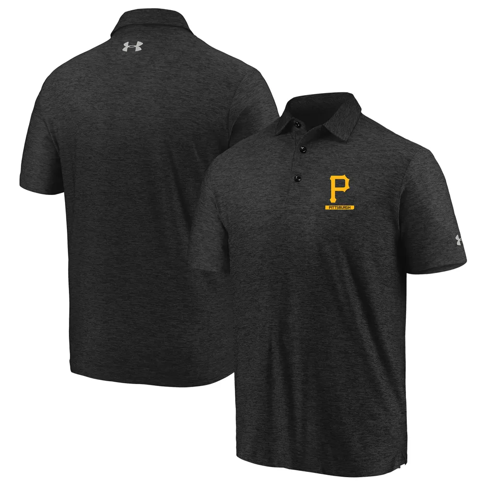 Nike Men's Pittsburgh Pirates Black Logo Franchise Polo T-Shirt