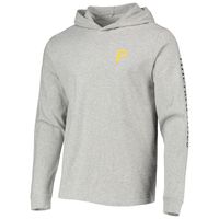 Men's Vineyard Vines Heathered Gray Pittsburgh Pirates Logo Hoodie Long Sleeve T-Shirt