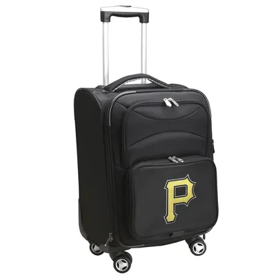 Pittsburgh Pirates MOJO 21" Soft Side Spinner Nylon Carry-On Luggage - Black