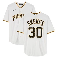 Paul Skenes Pittsburgh Pirates Autographed White Nike Replica Jersey