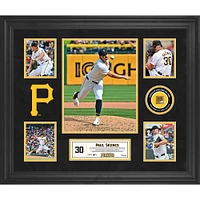Paul Skenes Pittsburgh Pirates Framed 5-Photo Debut Collage with a Capsule of Game-Used Dirt