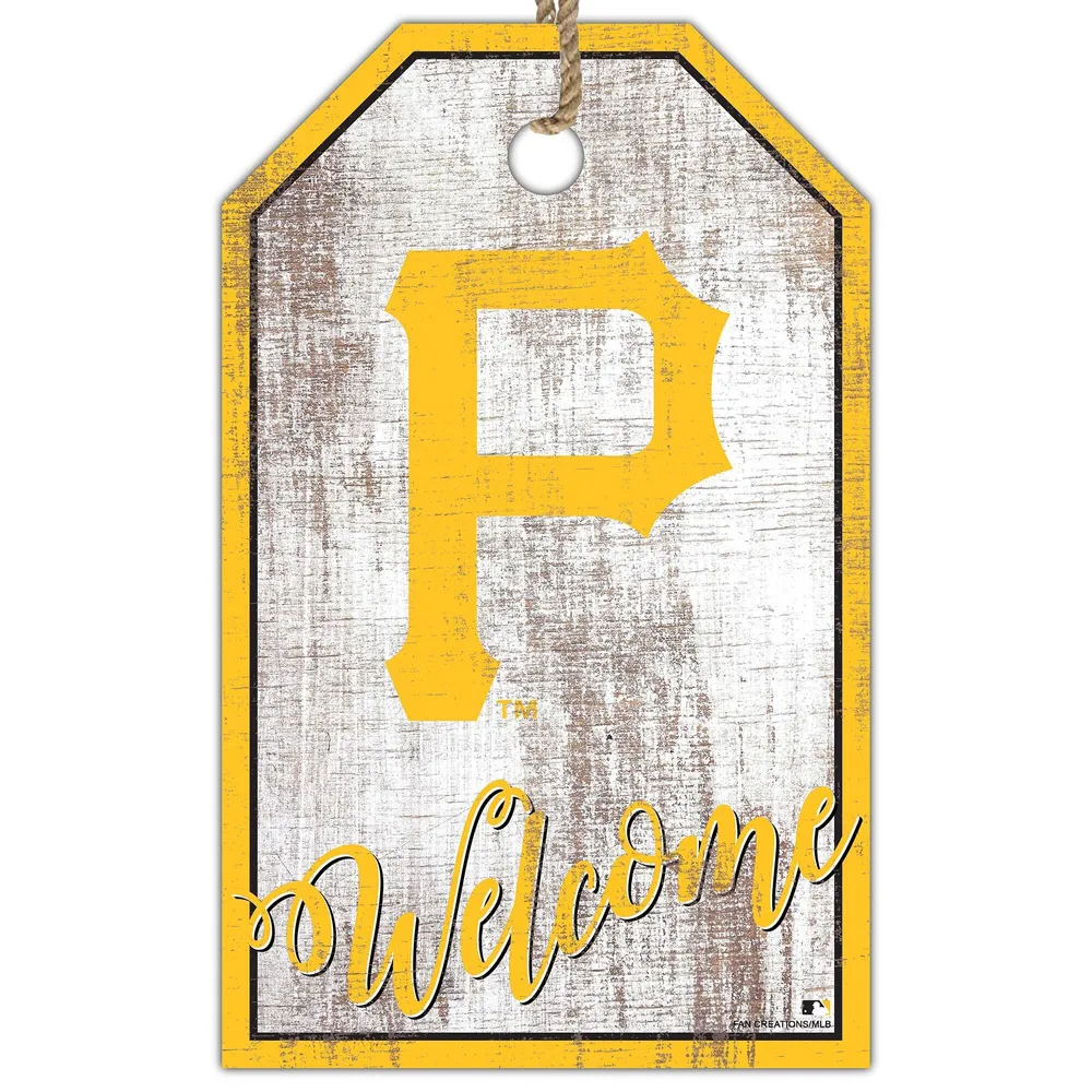 Lids Pittsburgh Pirates 11'' x 19'' Welcome Team Tag Sign