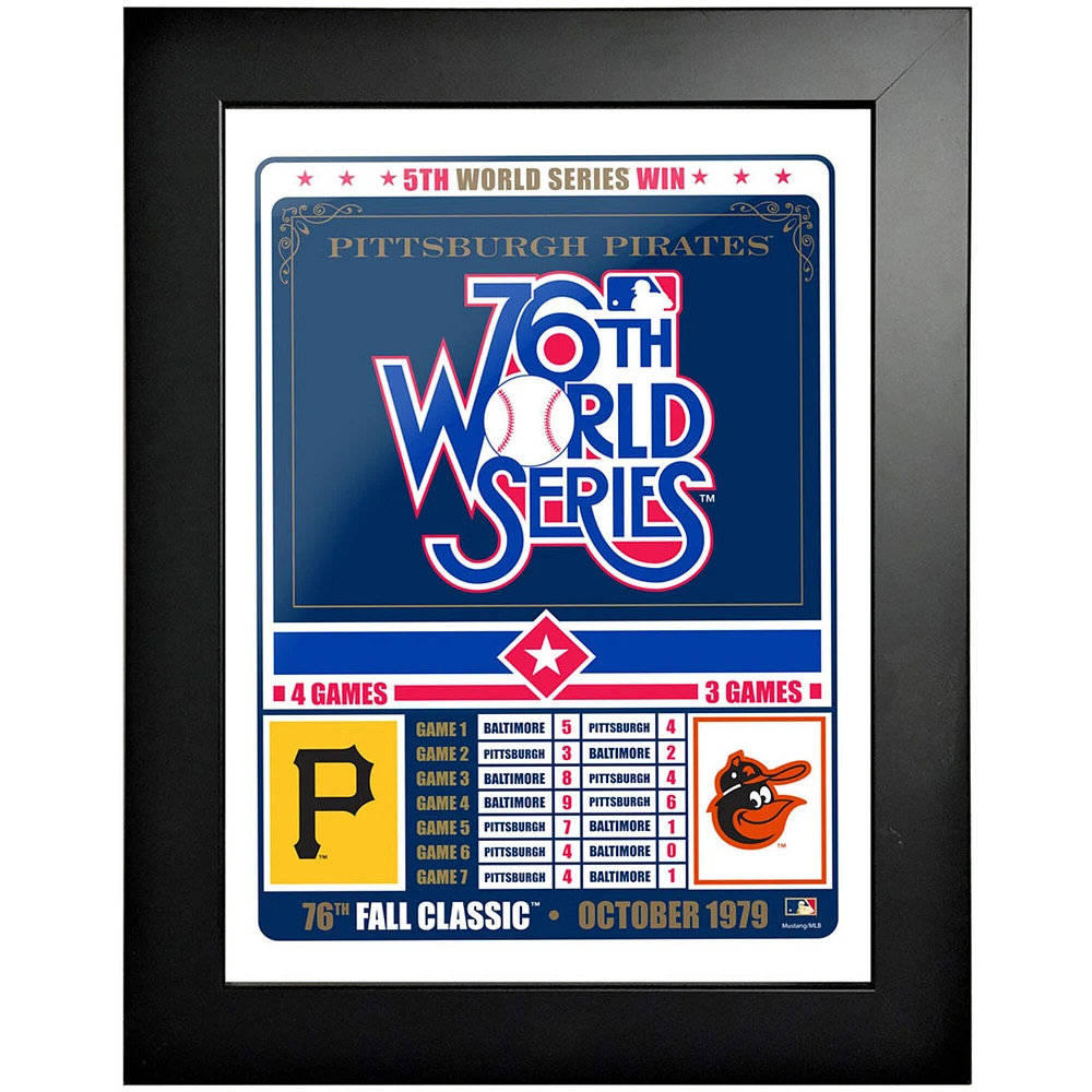 Pittsburgh Pirates - 12'' x 16'' 1979 Fall Classic Framed Photo