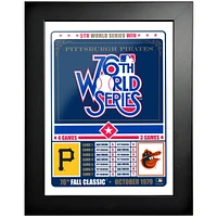 Pittsburgh Pirates - 12'' x 16'' 1979 Fall Classic Framed Photo