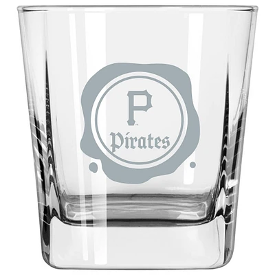 Pittsburgh Pirates 14oz. Frost Stamp Old Fashioned Glass