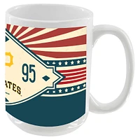 Pirates de Pittsburgh 15oz. Tasse de diamant Americana