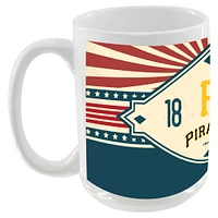 Pirates de Pittsburgh 15oz. Tasse de diamant Americana